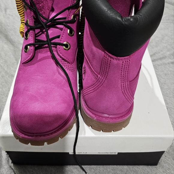 Pink Timberland  boots US size 8 - Picture 8 of 11